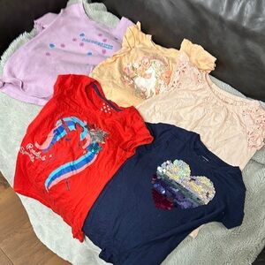 Colorful Graphic and Sequin T-Shirts Bundle